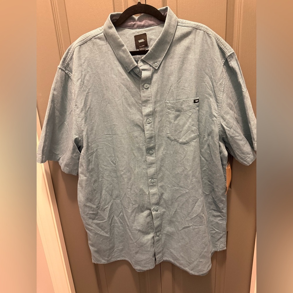 Vans Short Sleeve Button-Up Shirt